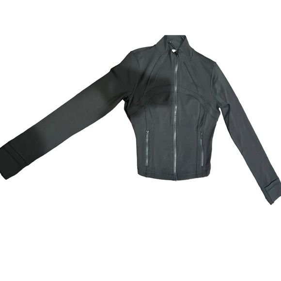 Lululemon Define Crop BLACK Jacket Nulu 8 NWT - Picture 6 of 7